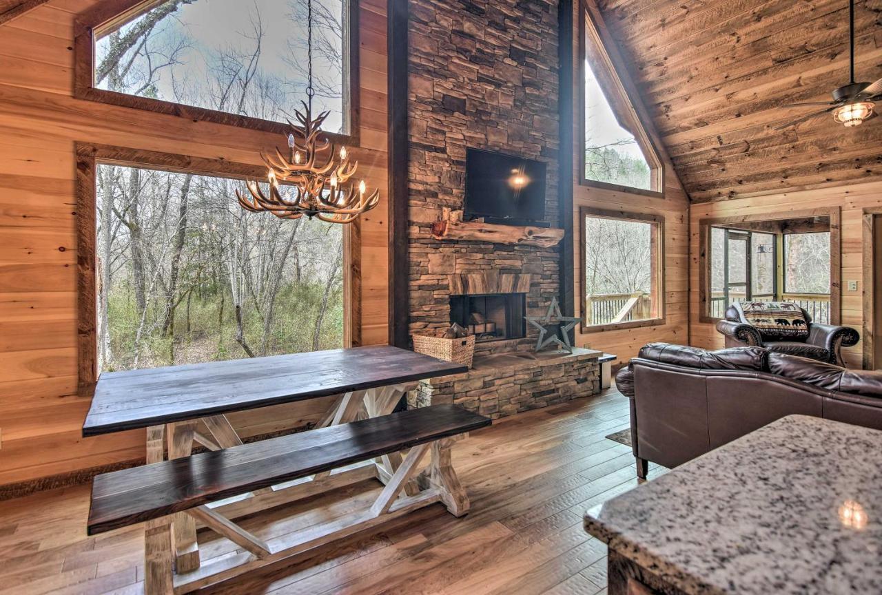 Modern Murphy Cabin With Nottely River Views! Exterior foto