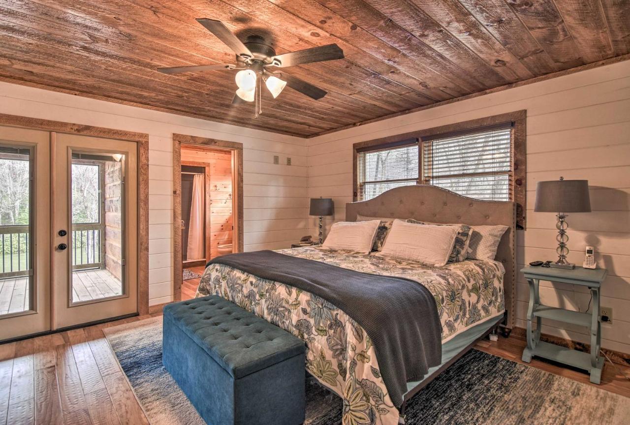 Modern Murphy Cabin With Nottely River Views! Exterior foto