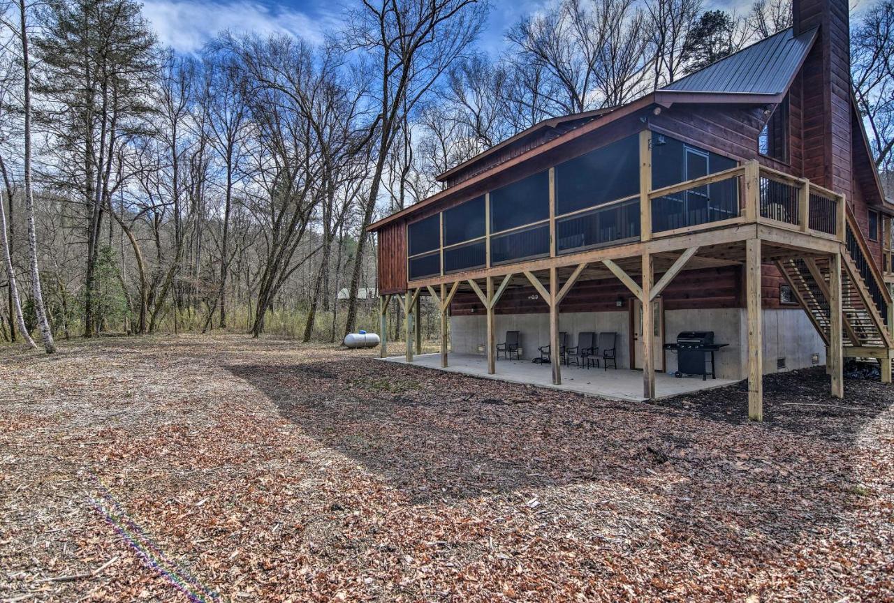 Modern Murphy Cabin With Nottely River Views! Exterior foto